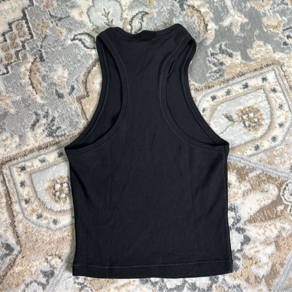 SKIMS Black Ribbed Tank Top - Picture 2 of 2